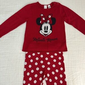 H&M Red Minnie Mouse Kids Matching Set